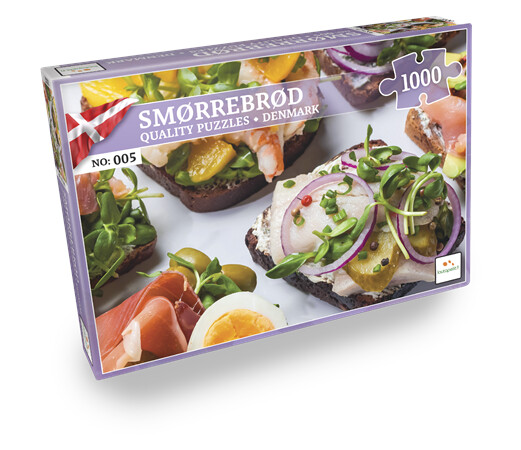 Lautapelit Nordic Quality Puzzles - DA:005 - Smrrebrd (1000 Lautapelit Nordic Quality Puzzles - DA:005 - Smrrebrd (1000