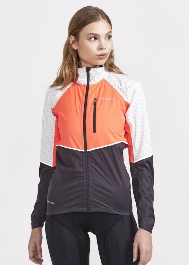 Craft Adv Bike Hydro Lumen Jacket W Shock-Ash White Xl Sykkeljakker