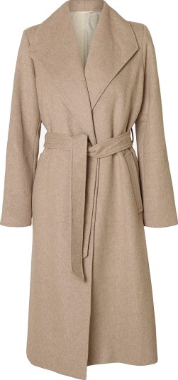 Selected FEMME Ullkåpe slfRosa Wool Blend Grå Selected FEMME Ullkåpe slfRosa Wool Blend Grå