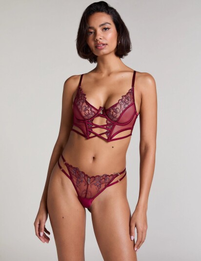 Hunkemöller Scarlett Tanga H Red M