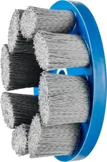 Pferd Composite Disc Brushes Crimped Composite, Flex, With Hole, 15 Cm, 1 Stykker