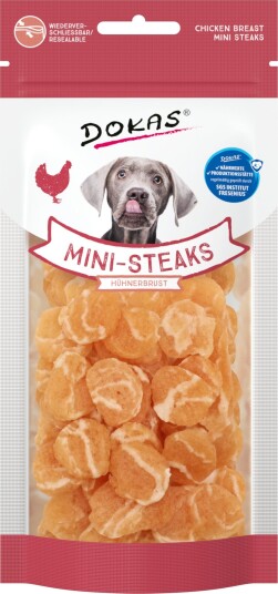 Dokas Mini Steaks Kyllingbryst 50 G