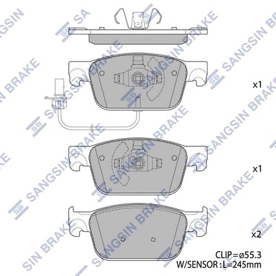 Hi Q SP4134 Bremseklosser