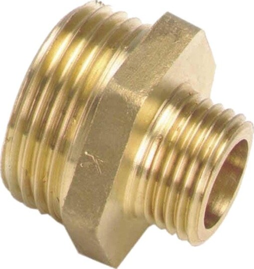 Isiflo Messing Overgang Ansatsnippel 3/8"x1/8"