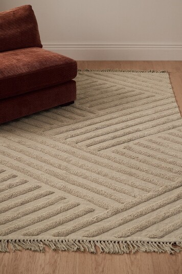 Ellos Home Bomullsteppe Viterbo Beige