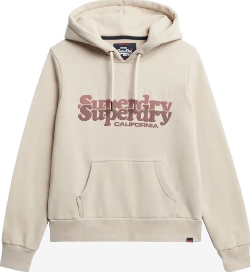Superdry Stacked Hood   OFF GREY   14