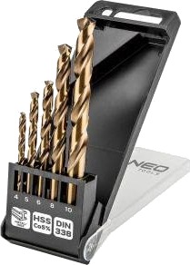 Hss-Co Bor For Metall 4,0–10 Mm 5 Stk
