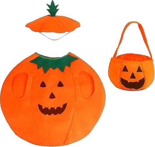 Halloween Gresskarkostyme til Voksen med Hatt