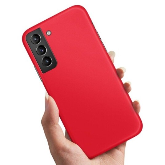 Samsung Galaxy S21 - Deksel/Mobildeksel Rød Red