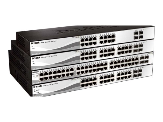 D-Link Web Smart Dgs-1210-20 - Switch - Styrt - 16 X 10/100/1000 + 4 X Gigabit Sfp - Stasjonær, Rackmonterbar