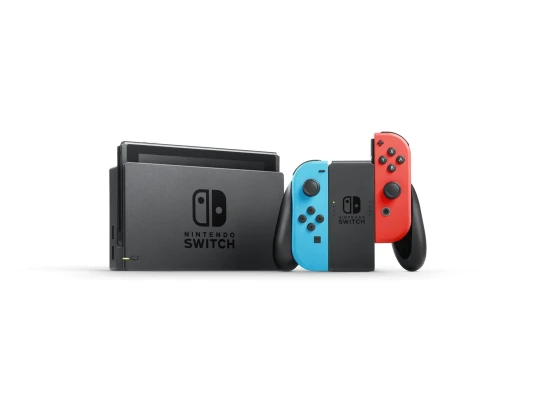 Nintendo Switch Konsoll Joy Con Neon Blue and Neon Red
