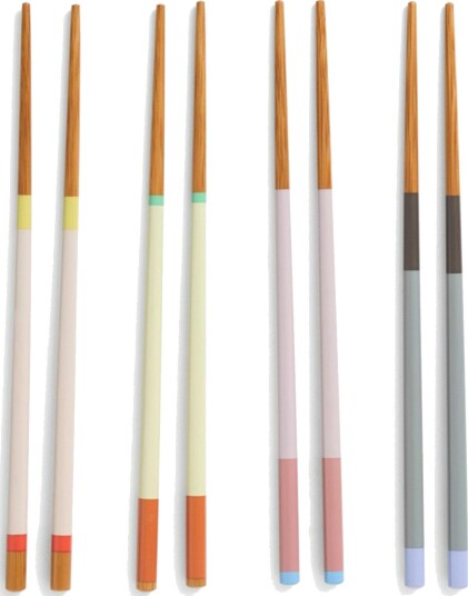 Colour Sticks Spisepinne 4 pk Pastel