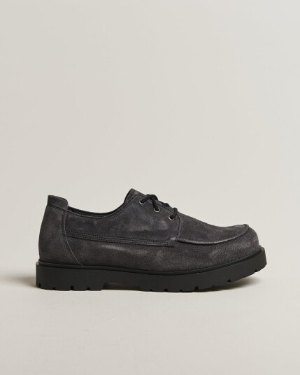 BIRKENSTOCK Highwood Moc Lace Charcoal Suede