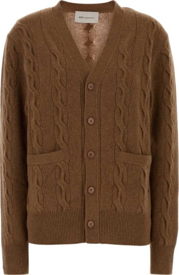 Ami Paris Dame Strikkevarer Brun XL, Ami Paris Dame Strikkevarer Brun XL,