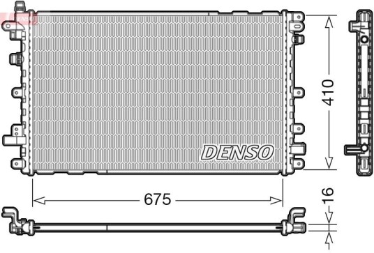 Radiator DENSO DRM20113 Radiator DENSO DRM20113