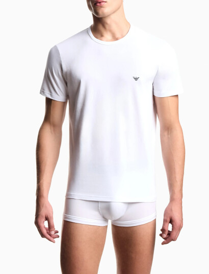 Emporio Armani 2 Pack Top - White - M