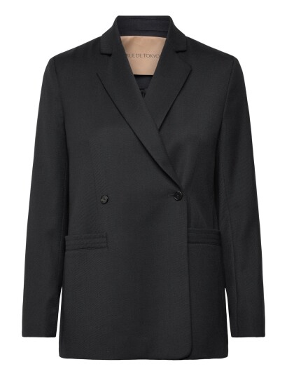 Rue de Tokyo Caj Heavy Wool Blend Black S Rue de Tokyo Caj Heavy Wool Blend Black S