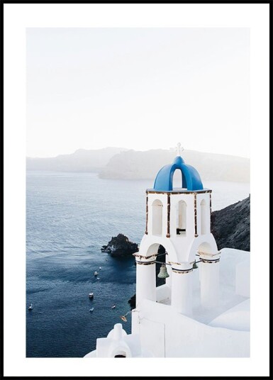 Santorini Coast Plakat Plakat / 50x70cm