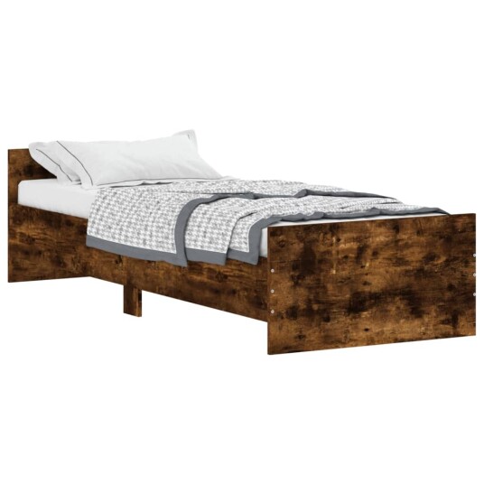 vidaXL Sengeramme sonoma eik 75x190 cm konstruert tre 8721012154360