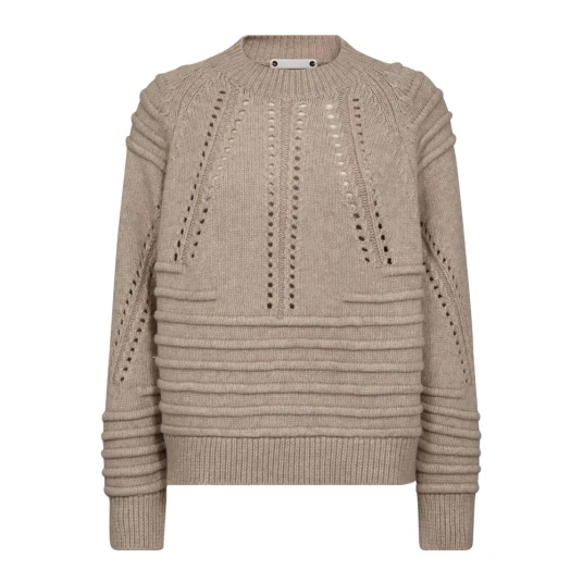 Co'Couture, Dame, Strikkevarer, Beige, XS, Co'Couture, Dame, Strikkevarer, Beige, XS,