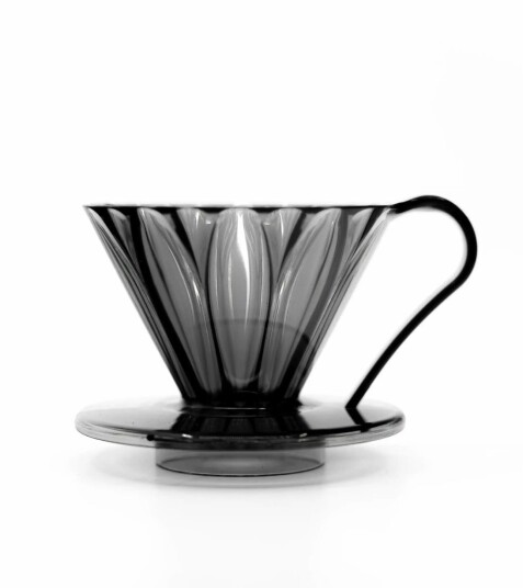 Cafec Triton Flower Dripper - 01 (1-2 cups) , Black