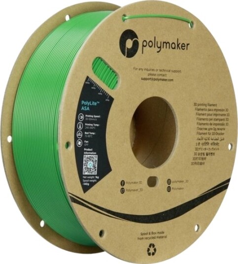 Polymaker PolyLite ASA Filament 1.75 mm 1000 g Grønn PF01030