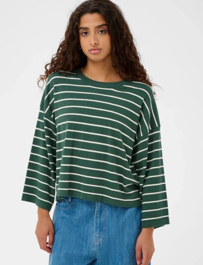 Soaked Slspina Boxy Pullover Cropped   Multi/patterned   XXL