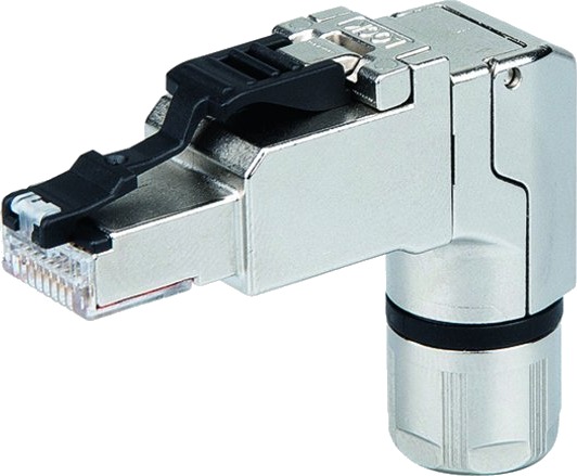 Telegärtner 100023070, Rj45, Hankjønn, Cat6a, Nickel, Messing, Ip20 Telegärtner 100023070, Rj45, Hankjønn, Cat6a, Nickel, Messing, Ip20