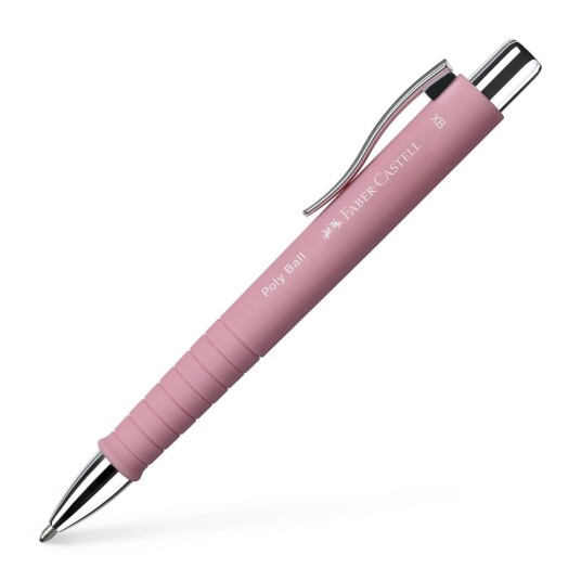 Kulepenn Faber Poly Ball XB rose Kulepenn Faber Poly Ball XB rose