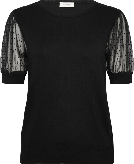 FREE/QUENT Fqdotka Pullover   Black   S