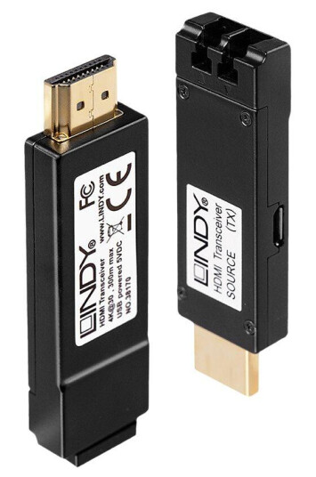 Lindy HDMI Fiber Optic Extender 4K Opp til 300m Video/Lyd-forlenger