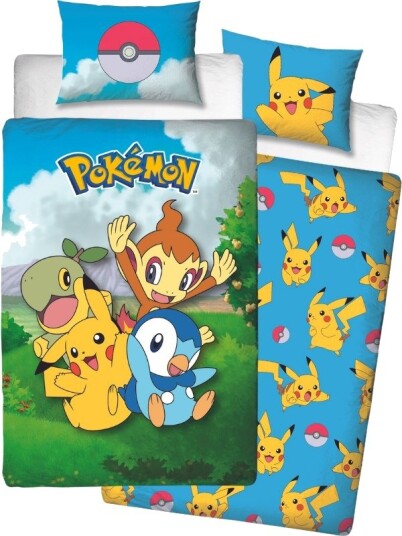 Pokémon Pokemon Sengesett I Bomull 140x200cm