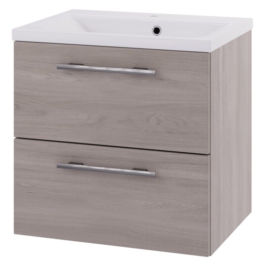 Linn Bad Ingrid D45cm Servantskap Lys eik / 60cm 2 Skuffer