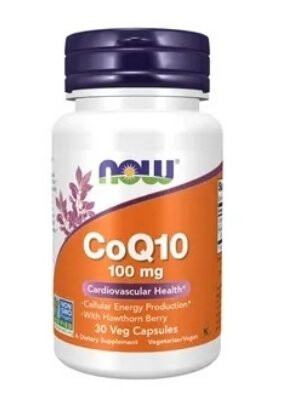 Now CoQ10 100 mg 30 kapsler Now CoQ10 100 mg 30 kapsler