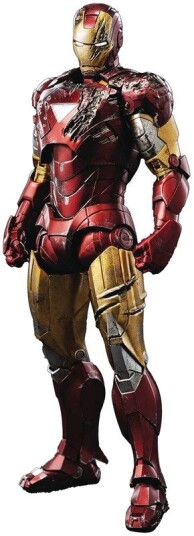 Marvel: The Infinity Saga  DLX  Iron Man Mark 6 (Battle Damaged) Action Figure