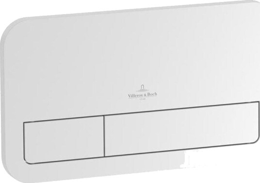VILLEROY & BOCH VICONNECT E100 TRYKKPLATE HVIT