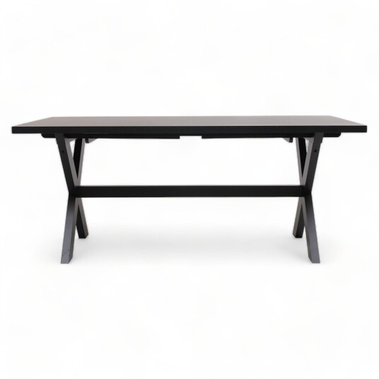 A-Møbler Kvalitetssikret Sort Konya Spisebord i tre 180x90cm