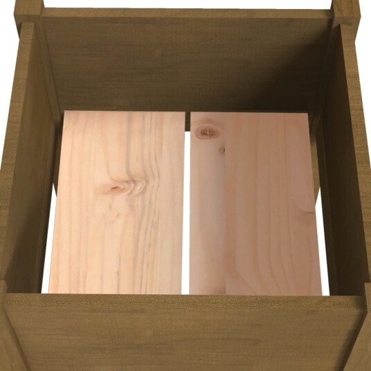 vidaXL Plantekasse honningbrun 40x40x70 cm heltre furu vidaXL Plantekasse honningbrun 40x40x70 cm heltre furu