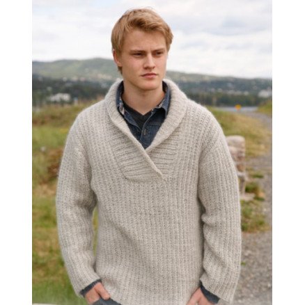Parker by DROPS Design Genser Strikkeoppskrift str S XXXL