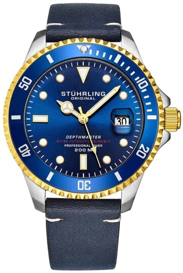 Stührling Original Herreklokke 883L.03 Aquadiver Depthmaster Stührling Original Herreklokke 883L.03 Aquadiver Depthmaster