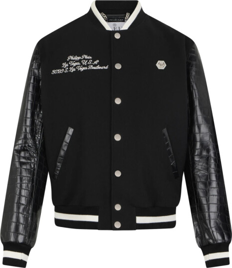 Philipp Plein Herre Jakker Svart 2XL,