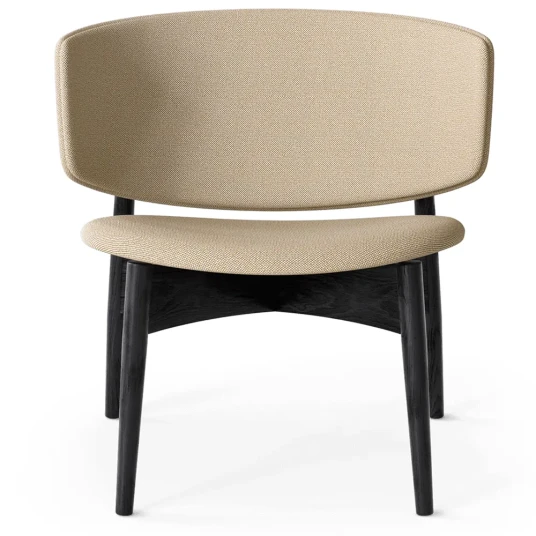 Ferm Living Herman Loungestol Hallingdal   Black/Beige
