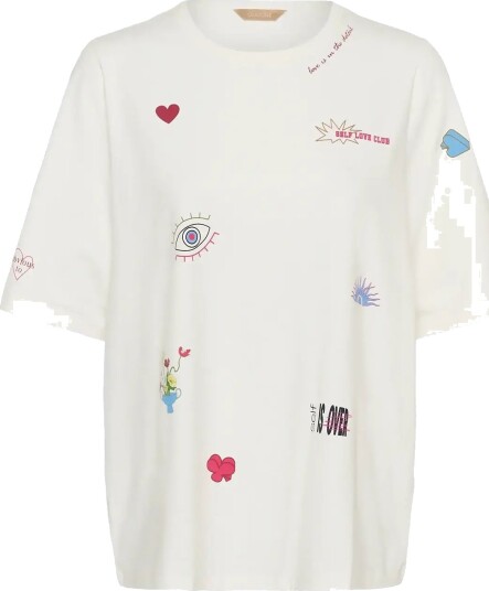 Culture Cupando Gith T Shirt   Cream   L