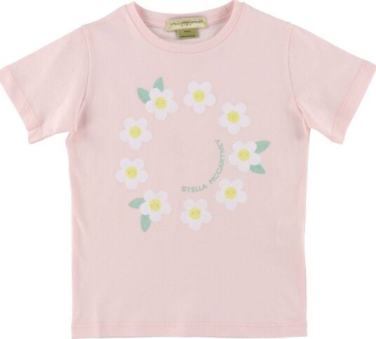 Stella McCartney Kids T skjorte Rosa m. Blomster Stella McCartney Kids 5 år 110 T skjorte