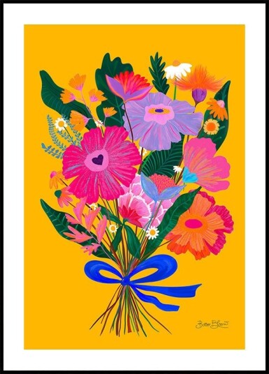 Eclectic Flowers Plakat Plakat / 21x30cm