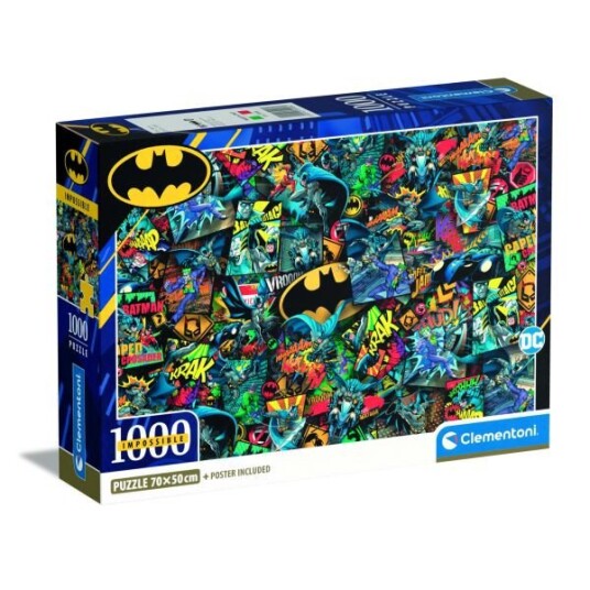 Clementoni Puslespill 1000 Brikker Batman