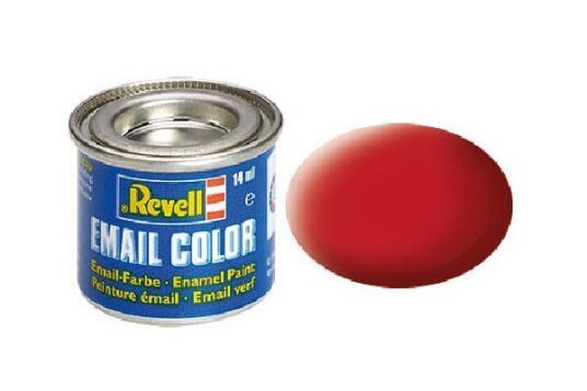 Revell Carmine Red, Mat Ral 3002 14 Ml-Tin, Rød, 1 Stykker