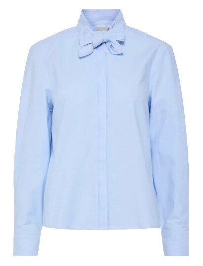YAS Yasoxa Ls Tie Neck Shirt S. - Blue - 40