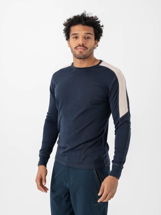 Twentyfour Aurora Merino Long Sleeve Topp Blå S