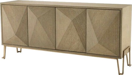 Highland TV benk washed oak